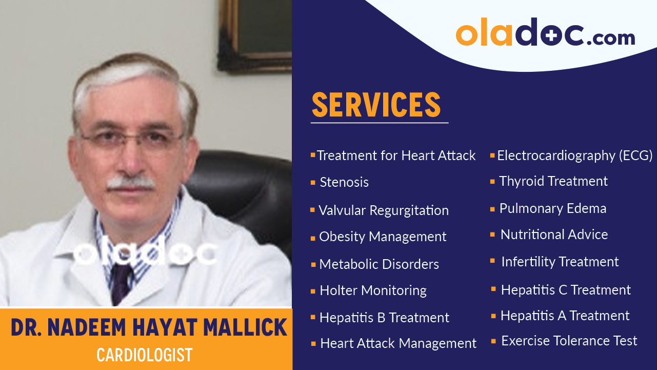 Services  provided by Dr. Nadeem Hayat Mallick
